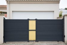 street-suburb-home-grey-dark-high-metal-aluminum-house-gate-slats-garden-access-door.jpg